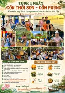 Kinh nghiệm đi tour một ngày ở Cồn Thới Sơn – Cồn Phụng Bến Tre