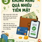 Không mang quá nhiều tiền mặt