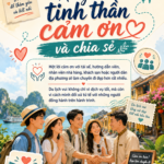 Mang theo tinh thần cảm ơn và chia sẻ